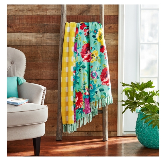 ❤️ Gift Set Pioneer Woman Sweet Romance Mug & Throw Blanket - Picture 5 of 6